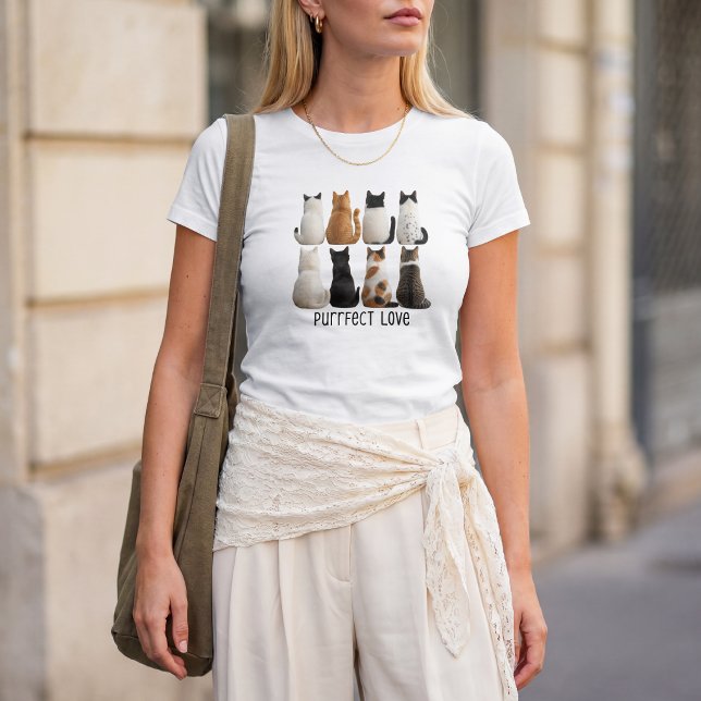 T-shirt Collection de chats parfaite vue arrière (Créateur téléchargé)