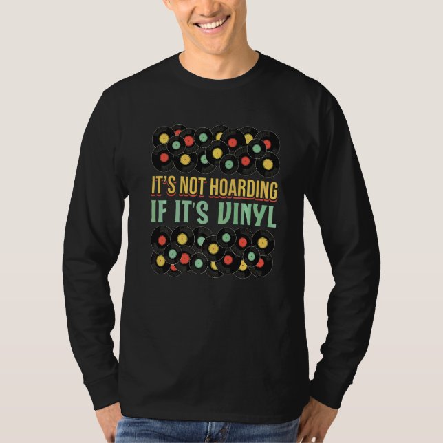 T-shirt Collection de disques vinyles  Ce n'est pas du thé (Devant)
