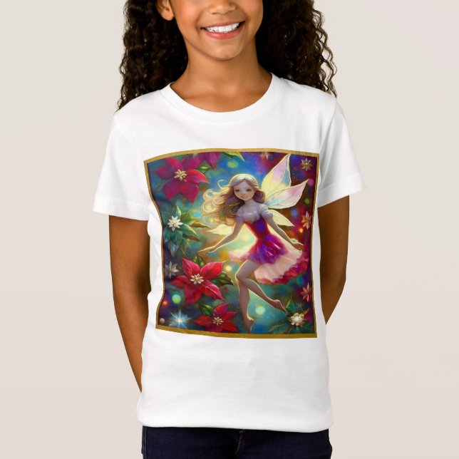 T-Shirt Collection de fées de Noël - Cheveux de lune de ce (Devant)