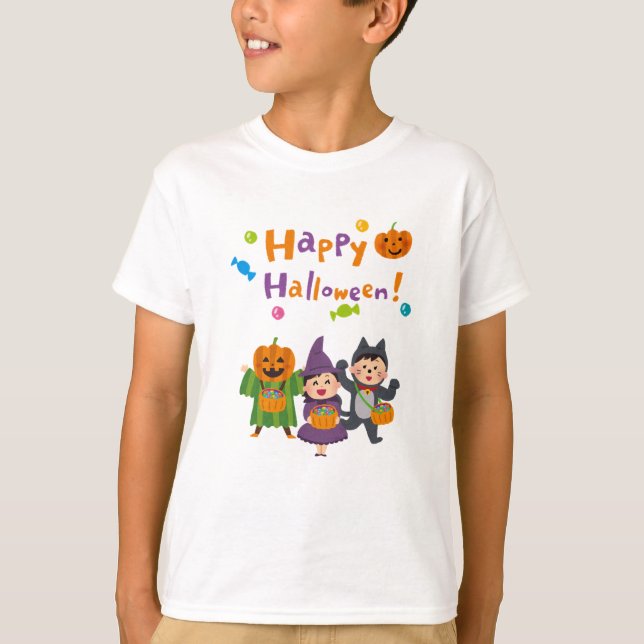 T-shirt Collection de fêtes d'Halloween ! (Devant)