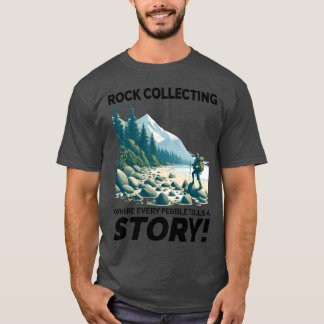 T-shirt Collection de galets rocheux pour collectionneurs