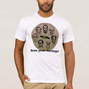 T-shirt Collection de héros de la Jamaïque - sachez votr