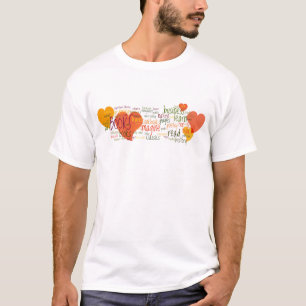 T-shirt Collection de livre (coeur)