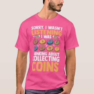 T-shirt Collection de monnaie drôle pour débutants
