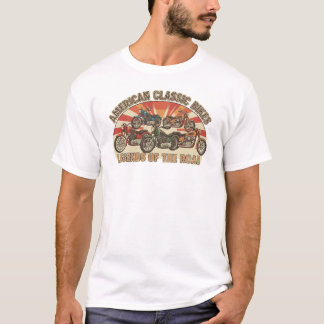 T-shirt Collection de motos rétro américaines