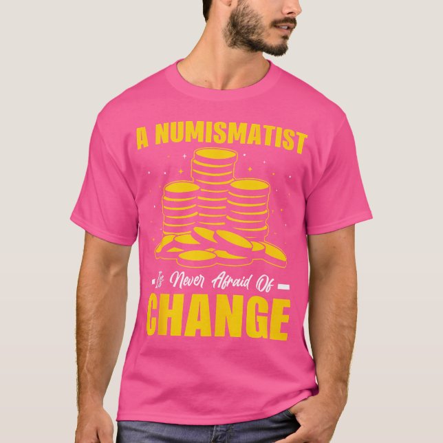 T-shirt Collection de pièces Collectionneurs Numismatique  (Devant)
