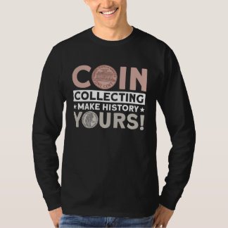 T-shirt Collection de pièces de monnaie Hobby Numismate Pi