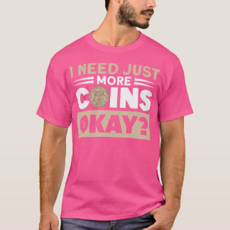 T-shirt Collection de pièces de monnaie Hobby Numismate Pi