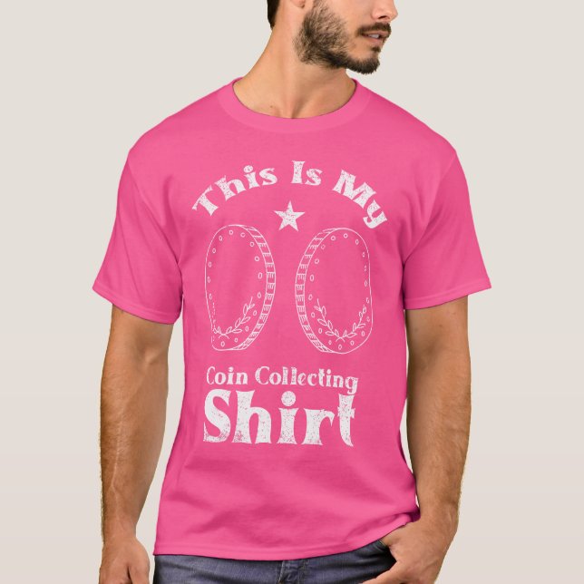T-shirt Collection de pièces de numismatique (Devant)
