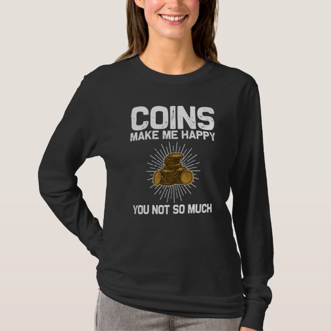 T-shirt Collection de pièces hommes femmes numismate pièce (Devant)