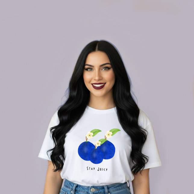 T-shirt Collection de prunes botaniques (Créateur téléchargé)