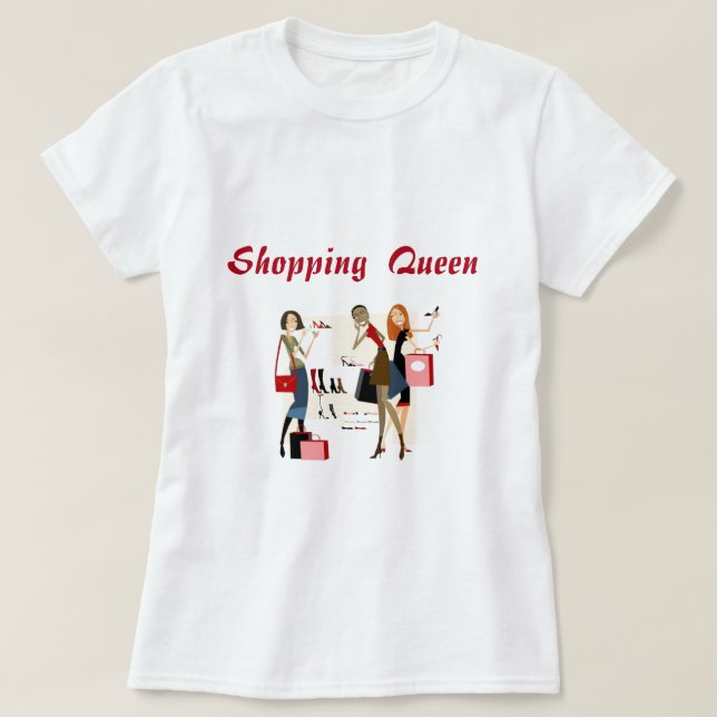 T-SHIRT COLLECTION DE REINE SHOPPING (Design devant)