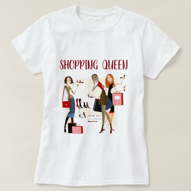 T-SHIRT COLLECTION DE REINE SHOPPING (Design devant)
