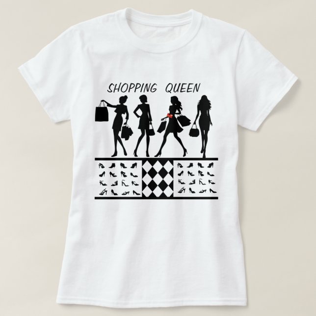 T-SHIRT COLLECTION DE REINE SHOPPING (Design devant)