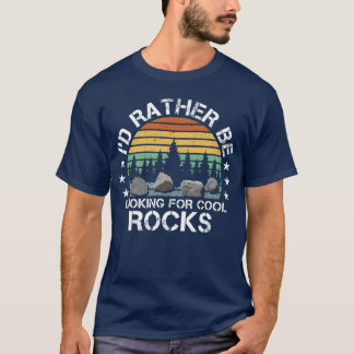 T-shirt Collection de roches Collectionneur de roches Géol