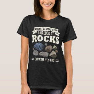 T-shirt Collection de roches Regardez les roches Oh attend