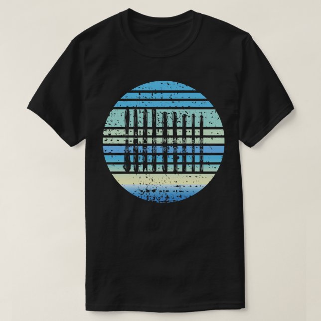T-shirt Collection de skis boards (Design devant)