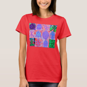 T-shirt Collection de symboles de guérison Reiki Karuna