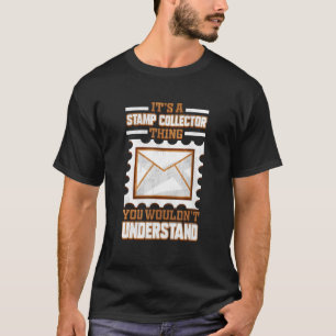 T-shirt Collection de timbres pour philatéliste collection