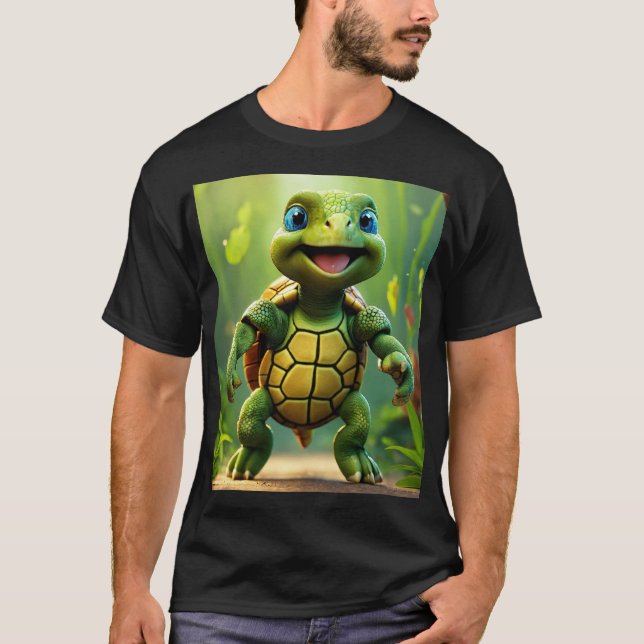T-shirt "Collection de tortues adorables" (Devant)