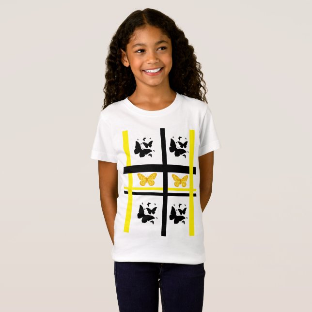 T-Shirt Collection d'expressions pour enfants (Devant entier)