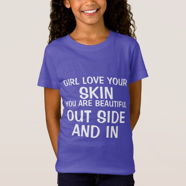 T-Shirt Collection d'expressions pour enfants Filles (Devant)
