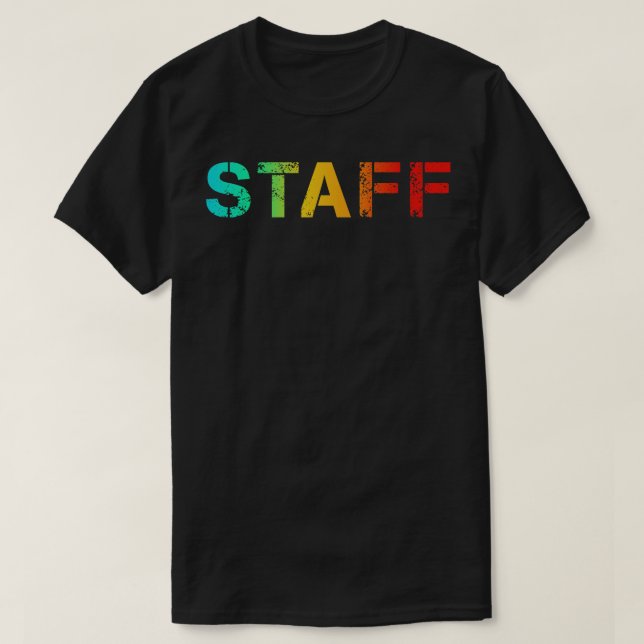 T-shirt Collection du personnel customisé (Design devant)
