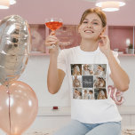 T-shirt Collection Famille Moderne Photo & cadeau personna<br><div class="desc">Capturez les moments chauds de votre famille moderne dans une photo de collage magnifiquement conçue. Célébrez le rire, l'amour et les souvenirs chéris avec ce chef-d'oeuvre personnalisé, disponible exclusivement sur Zazzle. Créez un montage étonnant qui résume l'essence de votre dynamique familiale unique - des célébrations marquantes aux aventures quotidiennes. Conçu...</div>
