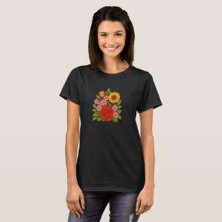 T-shirt Collection Fleur Écarlate