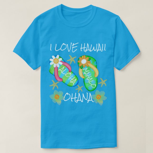 T-shirt Collection Hawaii Aloha (Design devant)