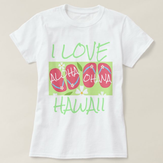 T-shirt Collection Hawaii Aloha (Design devant)