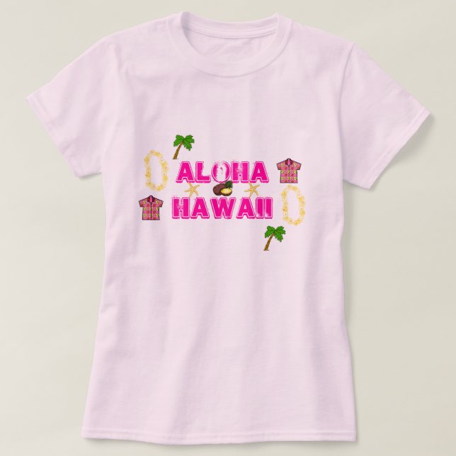 T-shirt Collection Hawaii Aloha - (Design devant)