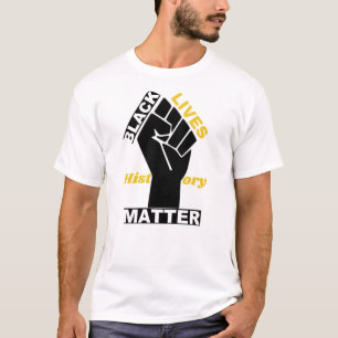 T-shirt Collection officielle Black Lives Matt USA Flag 3