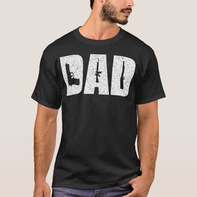 T-shirt Collection Papa Et Armes (Devant)