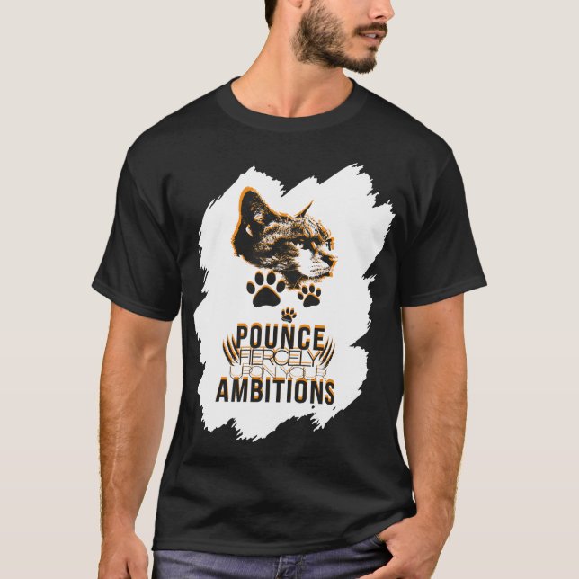T-shirt Collection Pounce Fierce - Motivation pour l'amour (Devant)