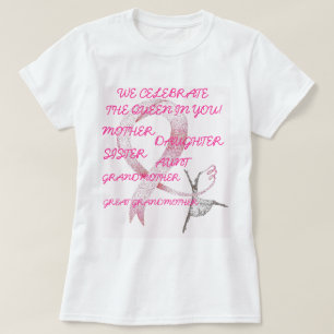 T-shirt COLLECTION PRINCESSE ROSE Dames
