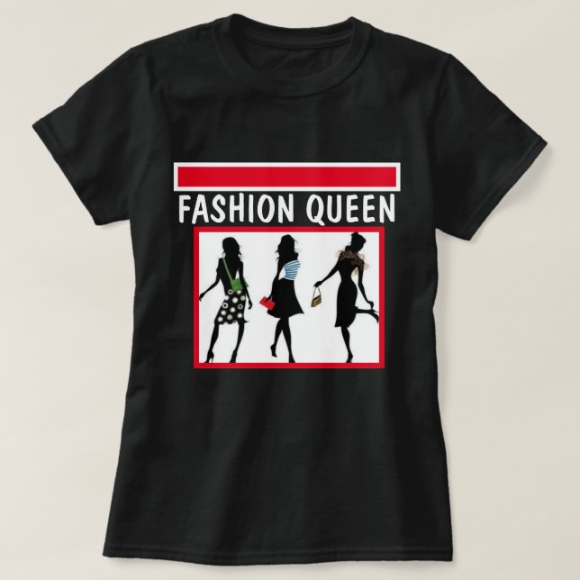 T-SHIRT COLLECTION REINE DU SHOPPING (Design devant)