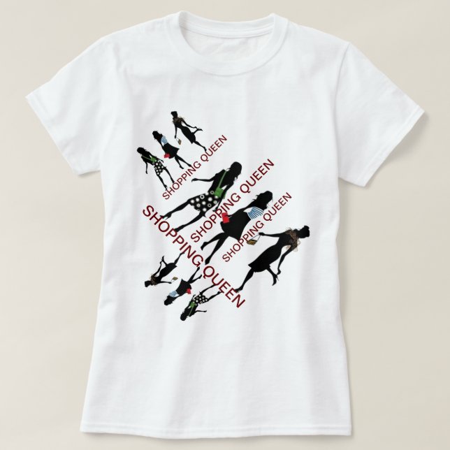 T-SHIRT COLLECTION REINE DU SHOPPING (Design devant)