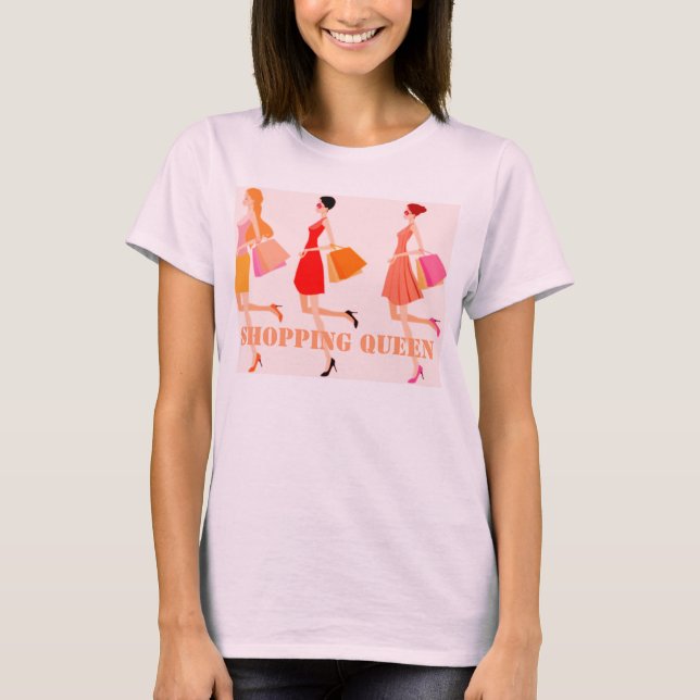 T-SHIRT COLLECTION REINE DU SHOPPING (Devant)