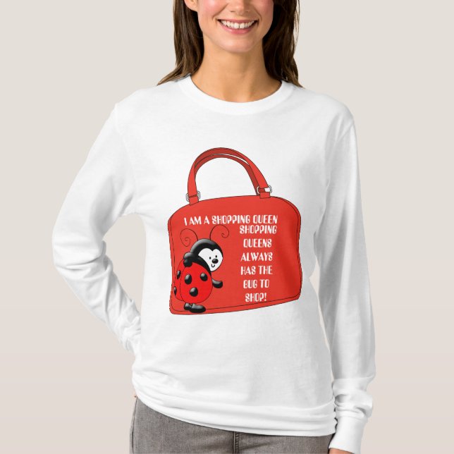 T-SHIRT COLLECTION REINE DU SHOPPING (Devant)