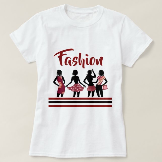 T-SHIRT COLLECTION REINE DU SHOPPING (Design devant)