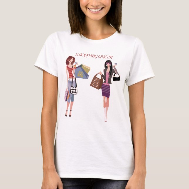 T-SHIRT COLLECTION REINE DU SHOPPING (Devant)