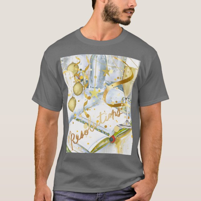 T-shirt Collection Résolution du Nouvel An (Devant)