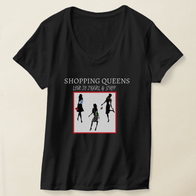 T-shirt Collection Shopping Queen - Dames  (Poser)