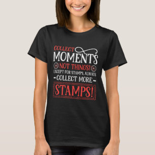 T-shirt Collection Timbre Philatelist Collecte Plus Stamp