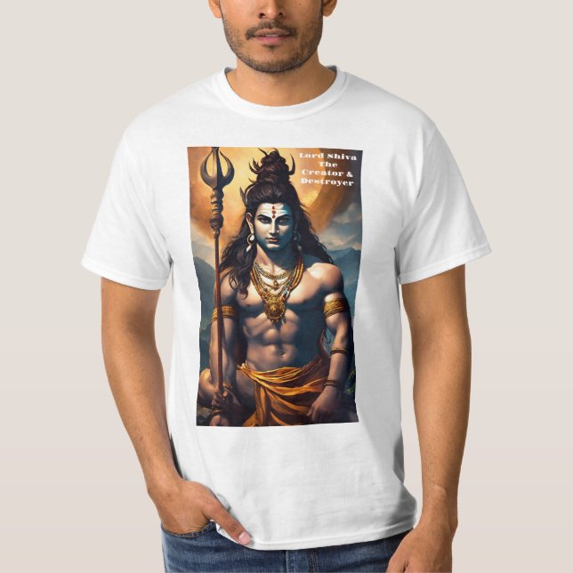 T-shirt Collection Trident Trend Lord Shiva (Devant)