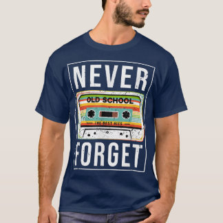 T-shirt Collection vintage de cassettes Musique des années