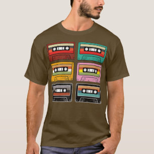 T-shirt Collection vintage de cassettes Musique des années