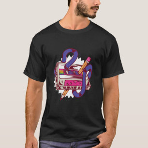 T-shirt Collection vintage de cassettes Musique des années