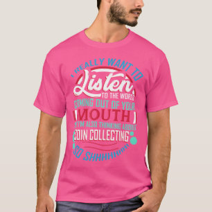 T-shirt Collectionneur de pièces de monnaie drôle Numismat